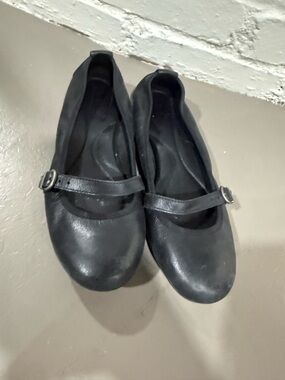 Boc Black Mary Jane Flats with Buckle Strap